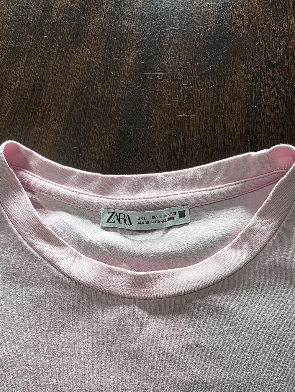 Zara Pale Pink Sleeveless Crop Tank - Picture 3 of 5